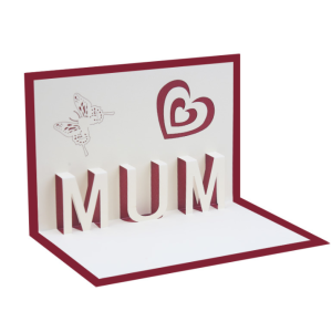 Mother's Day 3D Popup Gift Cards 10*15 cm